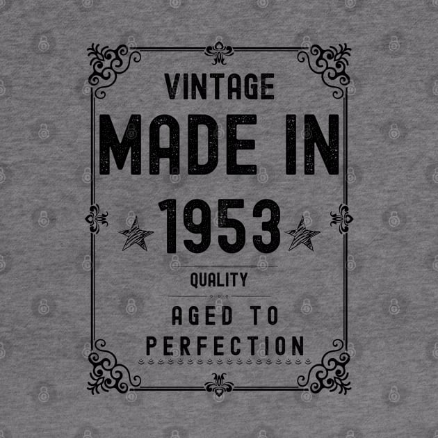 Vintage Made in 1953 Quality Aged to Perfection by Xtian Dela ✅